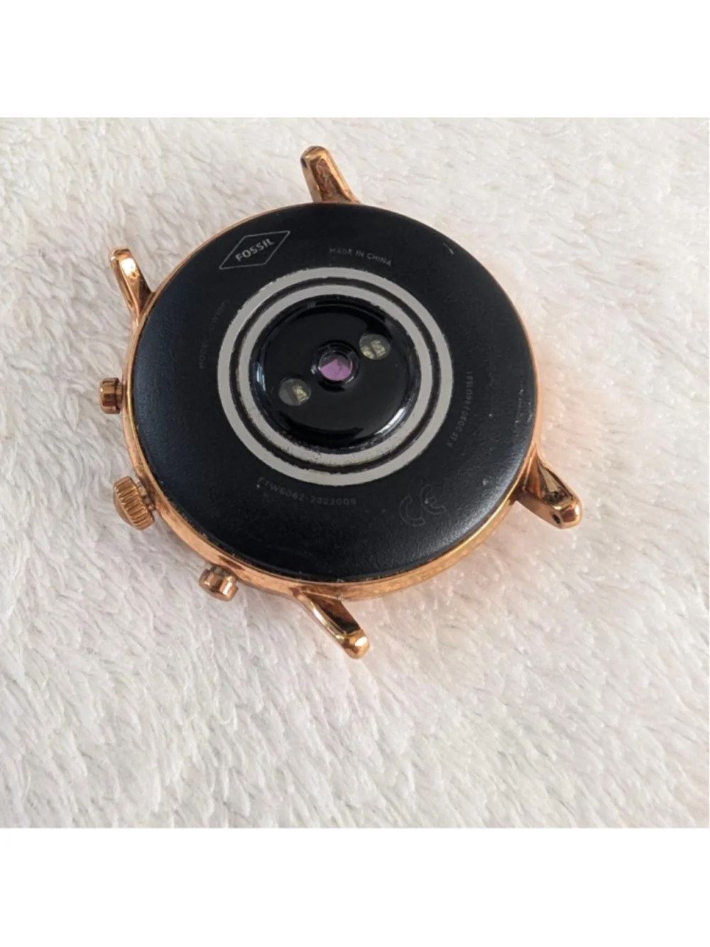 Fossil Julianna HR Rose Gold Black Smartwatch